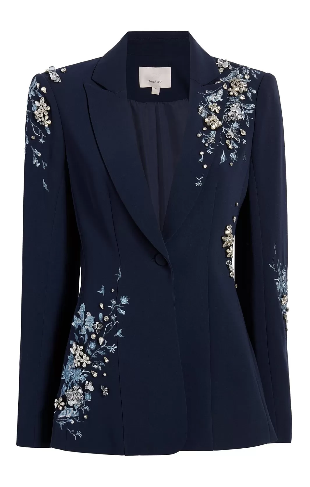 Cinq à Sept Coastal Floral Embellished Cheyenne Blazer