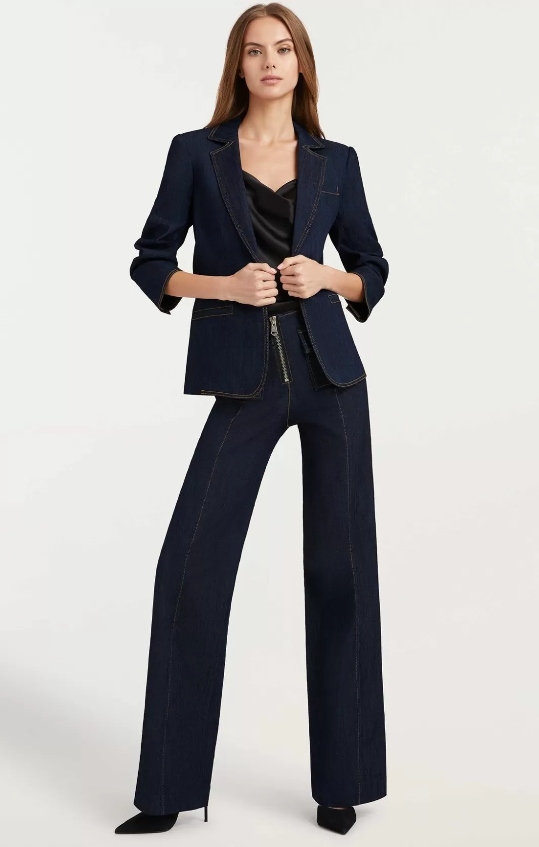 Cinq à Sept Denim Khloe Blazer