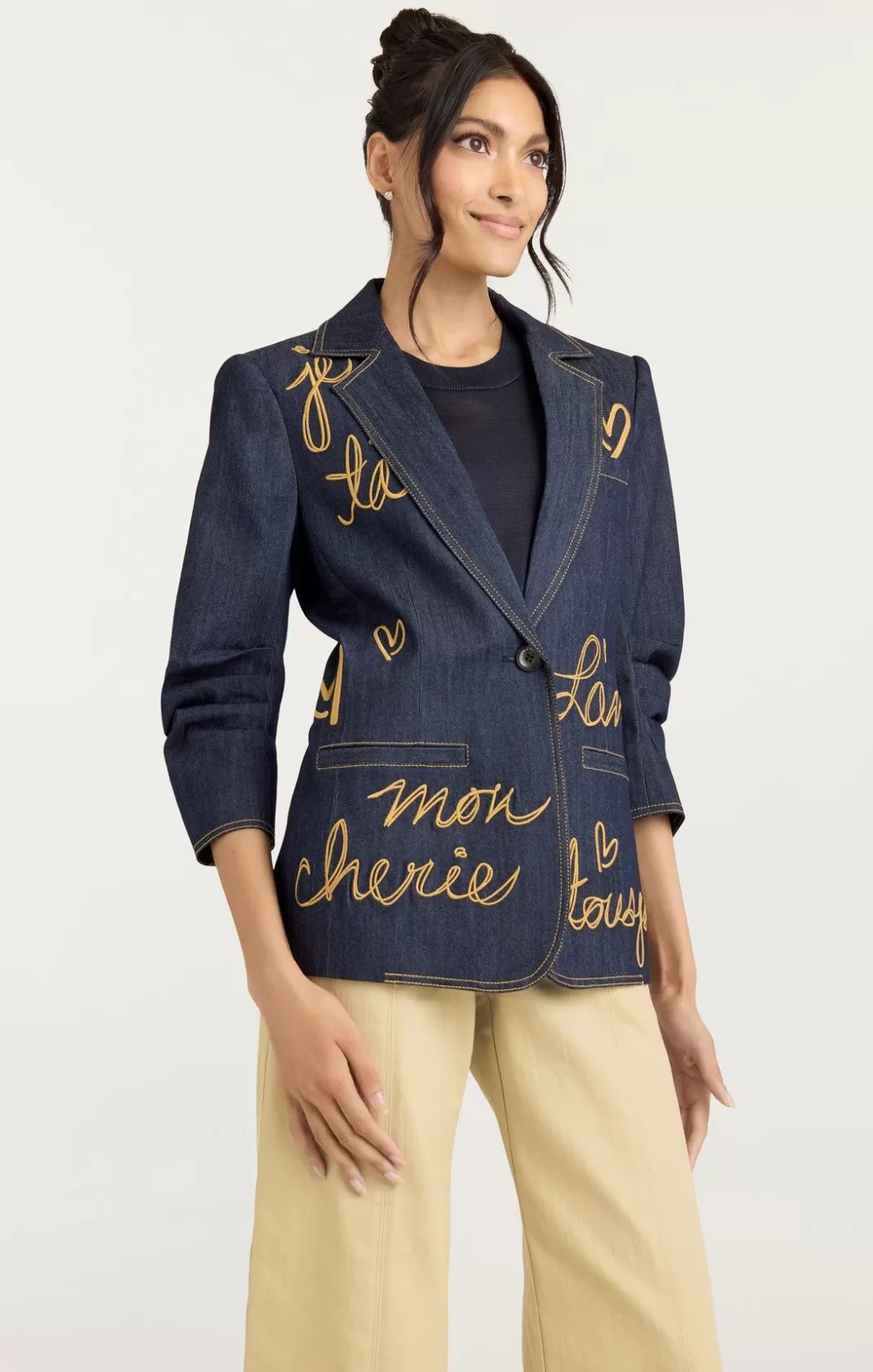 Cinq à Sept Denim Lamour Khloe Blazer