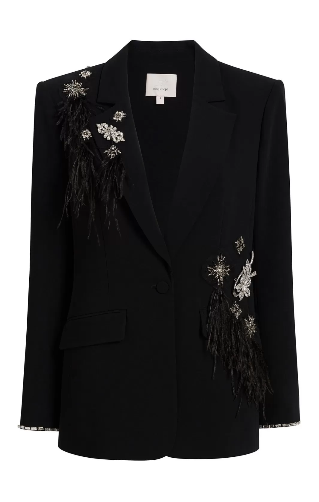 Cinq à Sept Feather Bouquet Jamila Blazer