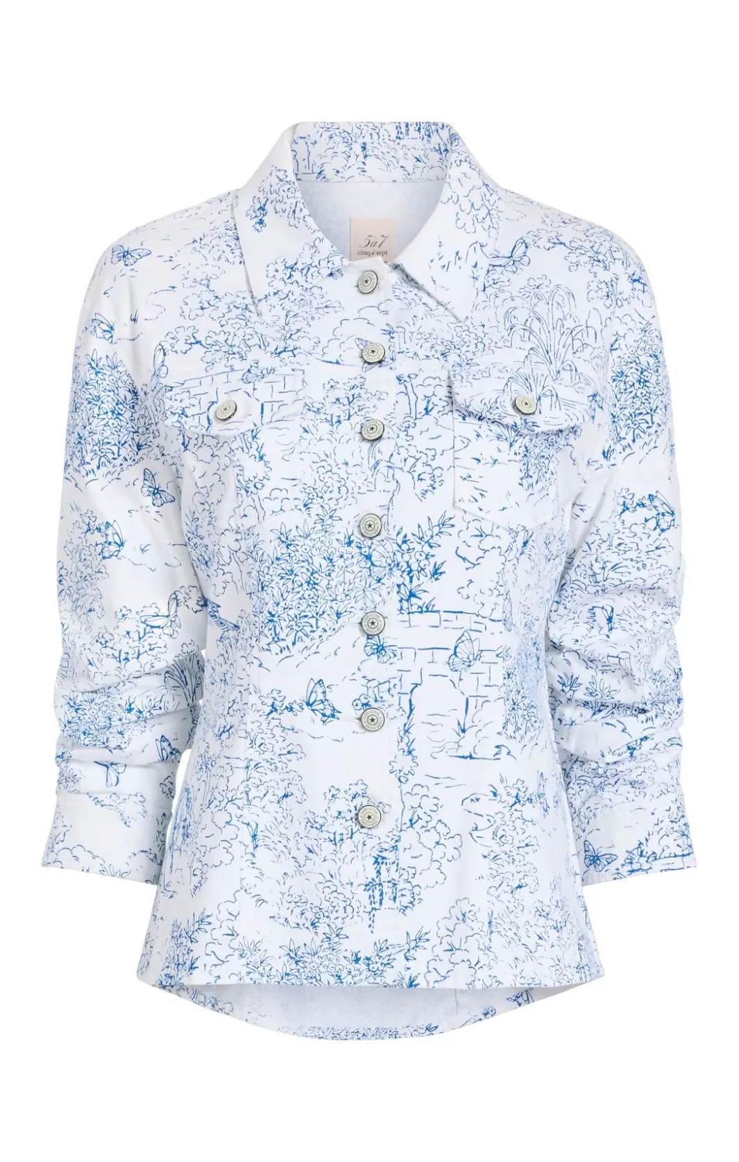 Cinq à Sept Garden Toile Scrunched Canyon Jacket