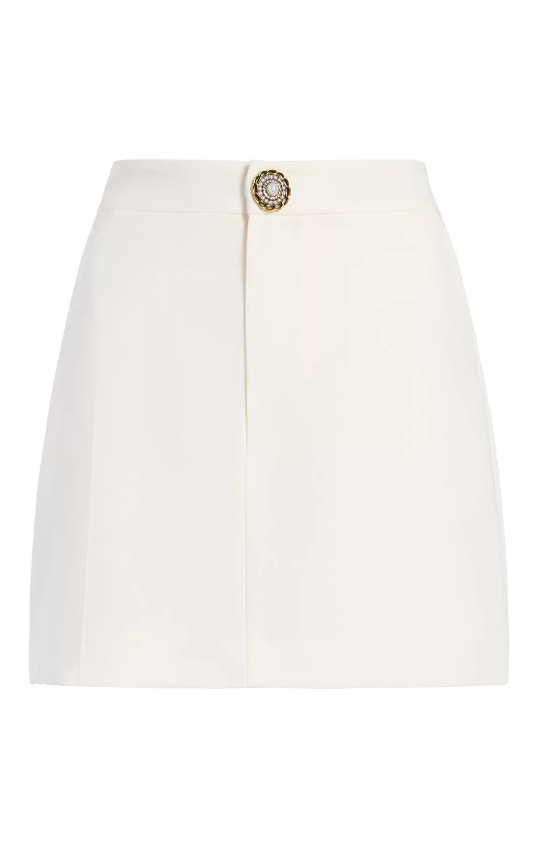 Cinq à Sept Gold Button Marie Skort