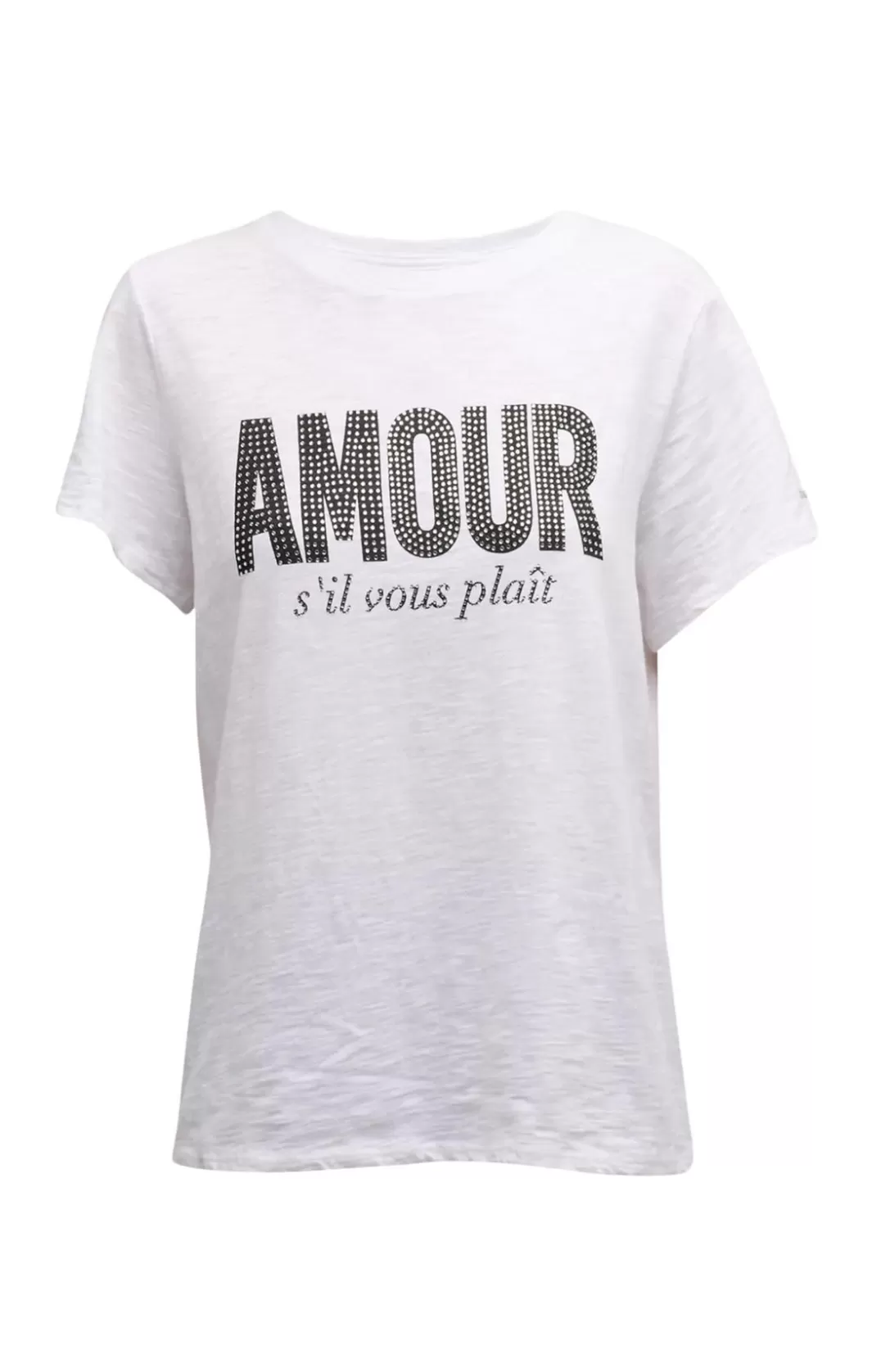 Cinq à Sept Rhinestone Amour Sil Vous Plait Tee