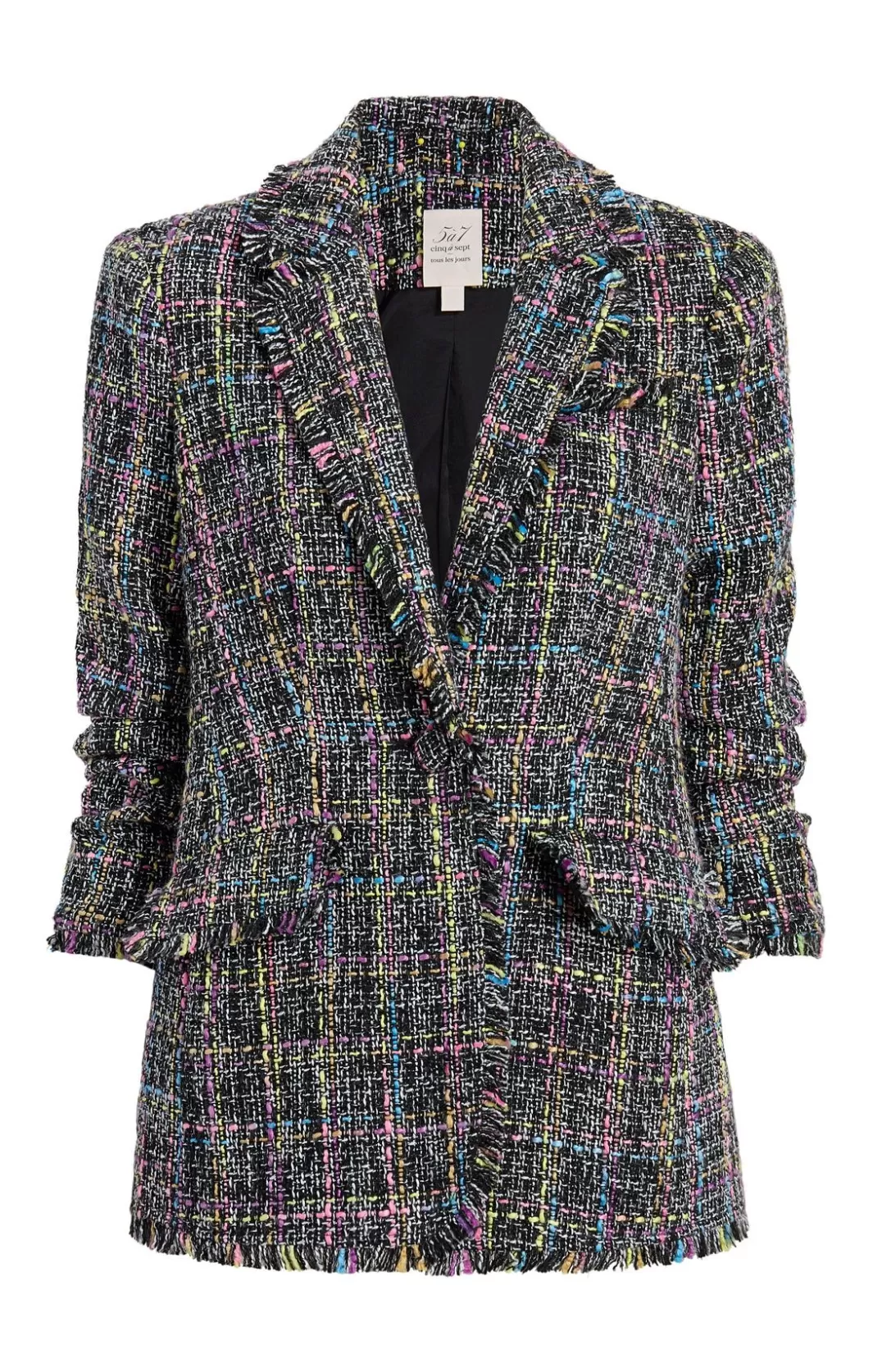 Cinq à Sept Spacedye Tweed Khloe Blazer